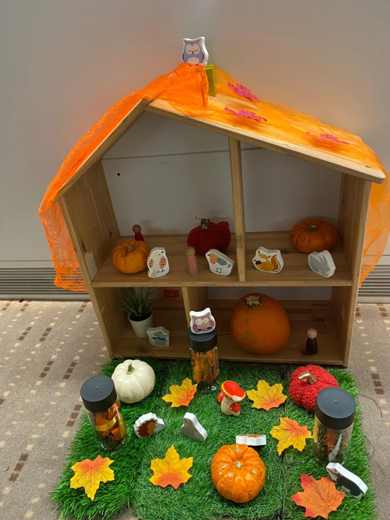 Autumn Animal Hideaway at Jelly Beans Day Nursery in Nottingham