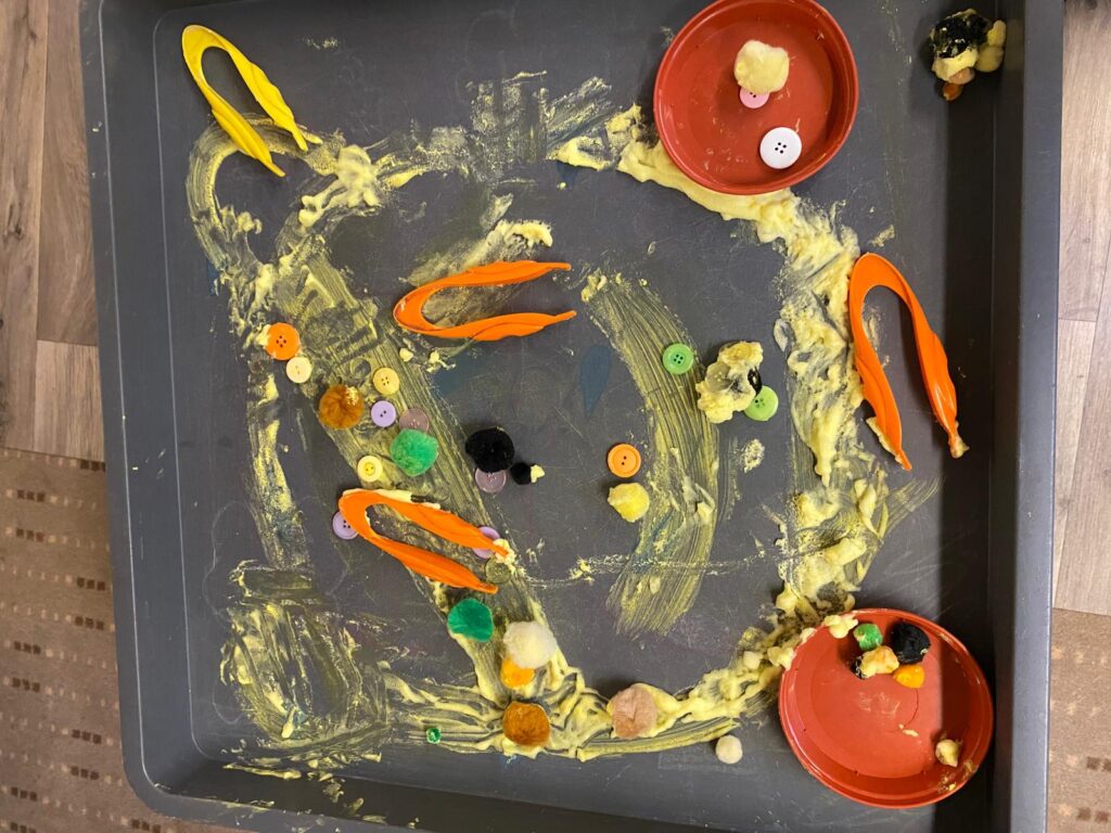 Pudsey Bear Sensory Play